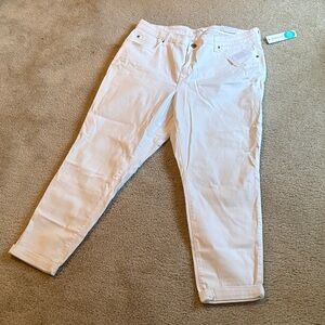STS Blue Women's Cropped White Jeans